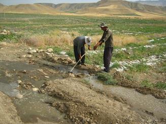 عدم استفاده از روش‌های نوین آبیاری در سرچشمه گاماسیاب